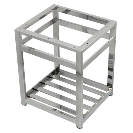 Fauceture VSP2522A1 Kingston Commercial 25" X 22" Steel Console Sink Base, Chrome VSP2522A1